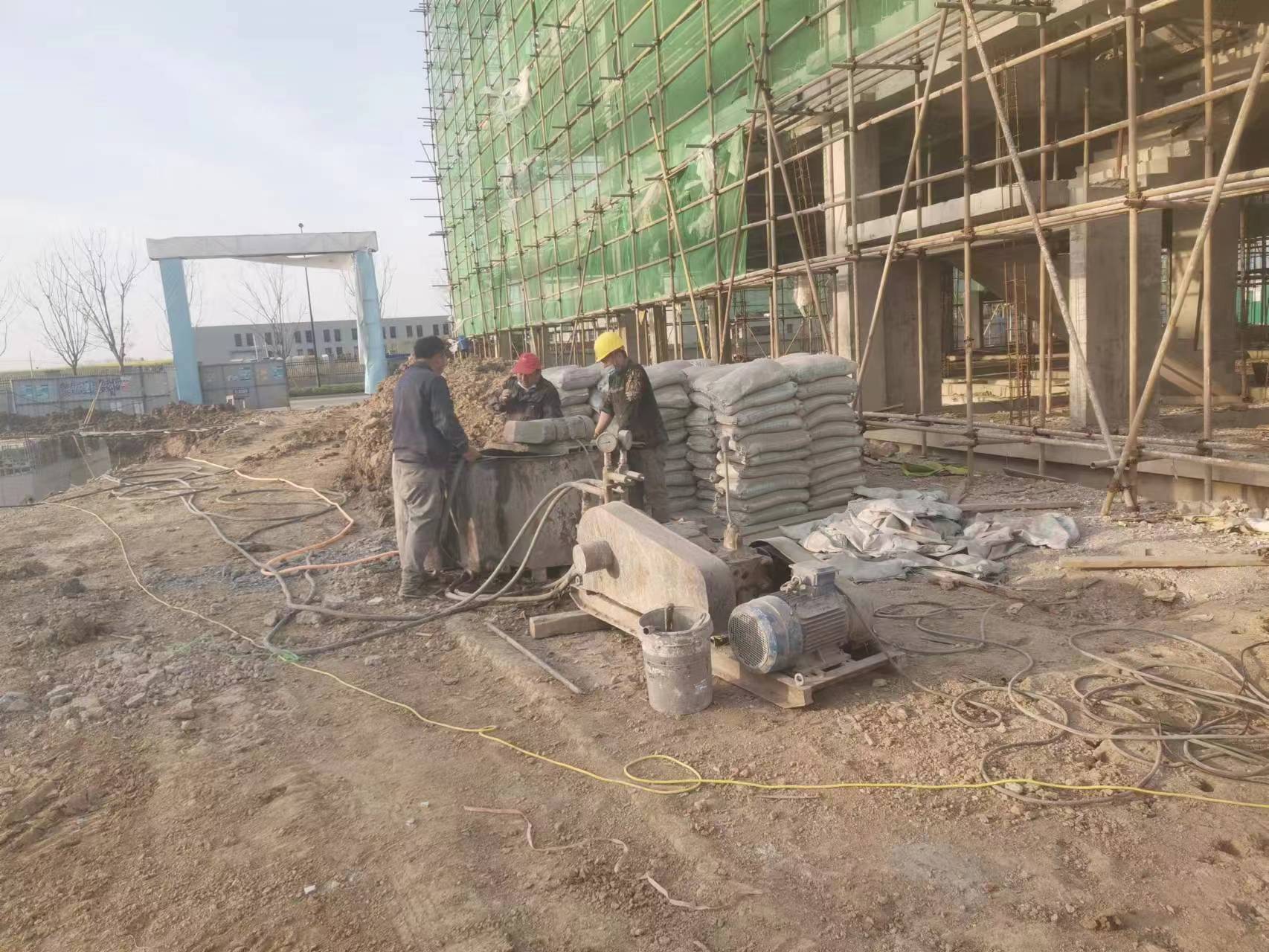 马湾镇别墅下沉注浆